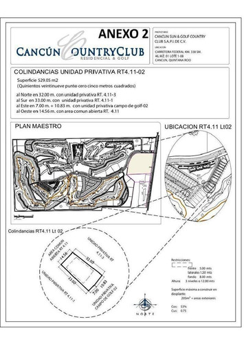 Imagen 8 de 8 de Terreno En Venta Cancun Country Club Quintana Roo