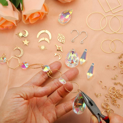 Set De 200 Suncatchers Craft Set De Atrapasoles Con Aro