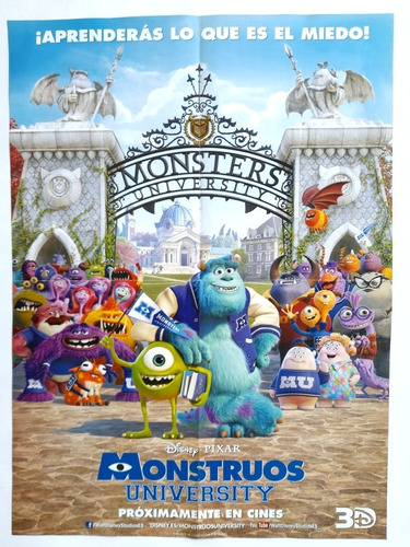 Poster Superman - Monsters University Disney - Los Germanes