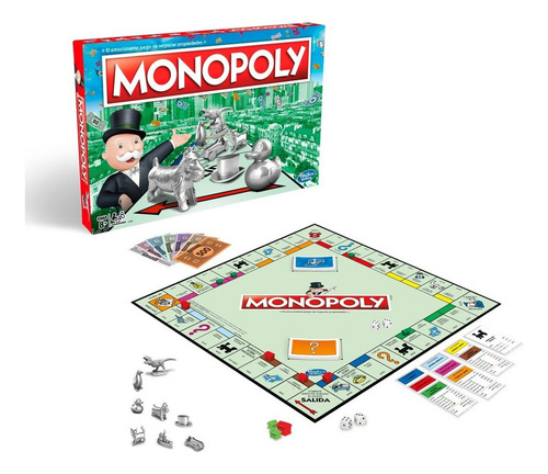 Z Jogo De Tabuleiro Clássico Monopoly Da Hasbro Gaming