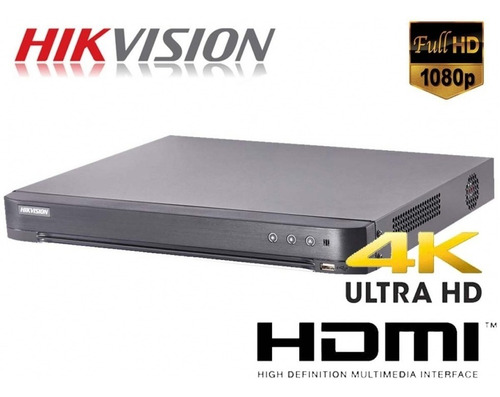 Dvr 16 Canales 16ch + 2 Canales Ip Turbo Hd Audio Hikvision