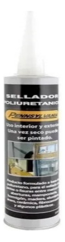 Sellador Poliuretánico Pintable Negro - Unidad  310 Ml 