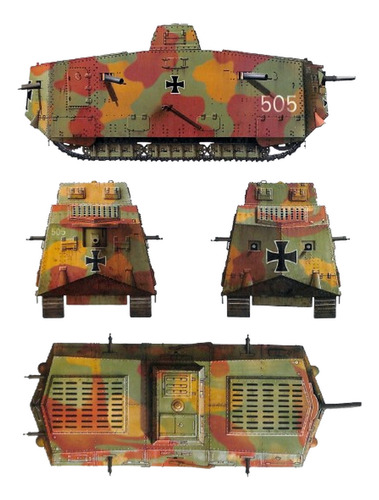 Tauro A7v Sturmpanzerwagwn 1/35