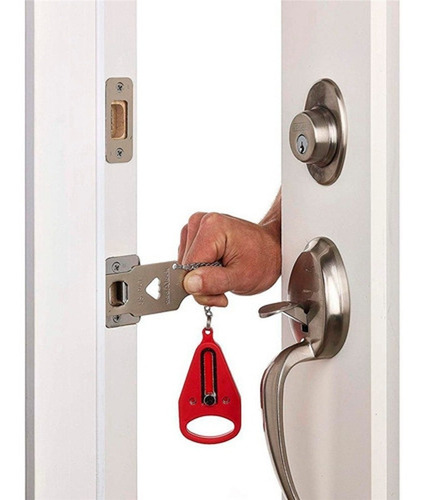 Seguro Cerradura Puerta Seguridad Portatil Privacidad F