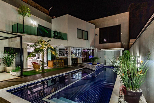 Casa Com 3 Dormitórios À Venda, 341 M² Por R$ 2.500.000,00 - Condomínio Athenas - Paulínia/sp - Ca1095