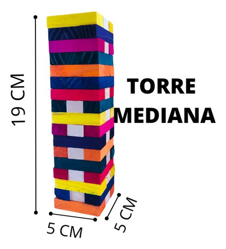 50 Juegos I Madera I Torres De Colores I Artesanales I
