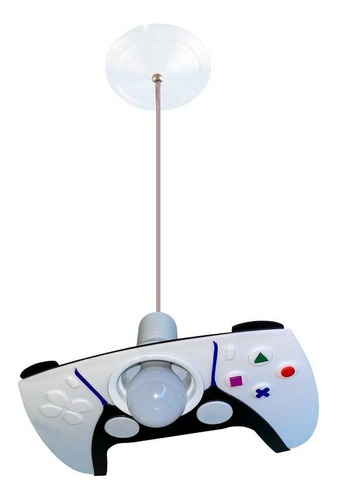 Luminária Pendente Video Game Controle Quarto Infantil Gamer Cor Azul-celeste 110V/220V