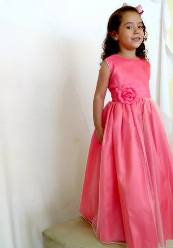 Vestido Largo Color Coral Para Niña Muy Elegante en venta en Tehuacan  Puebla por sólo $   Mexico