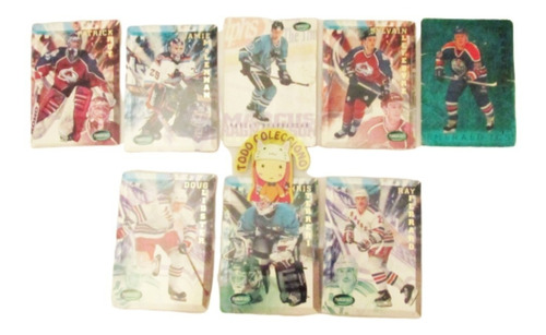 8 Tarjetas Coleccionables De Hockey De Los 90´s 