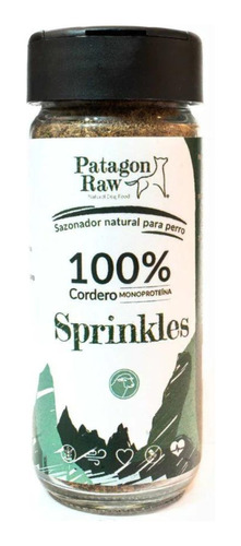 Patagon Raw Perro Sprinkles Sazonador Sabor Cordero 60gr