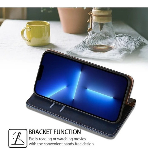 B Funda Protectora Para Motorola Carcasa Case De Cuero