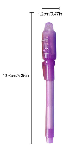 Pluma De Tinta Que Desaparece Pluma Uv Rotulador Invisible R