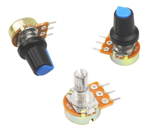 Potenciometro Lineal Dsd 500 Ohm Hasta 2m Ohm Regalo Perilla