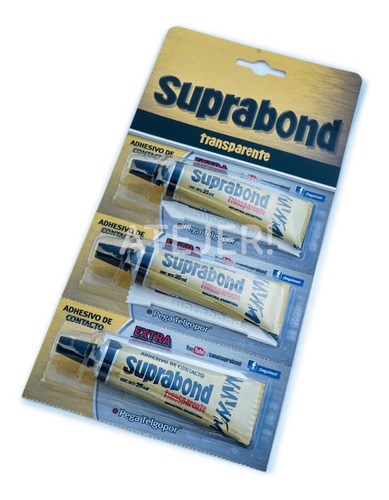 Imagen 6 de 6 de Pegamento Adhesivo De Contacto Extra Fuerte Suprabond 25ml