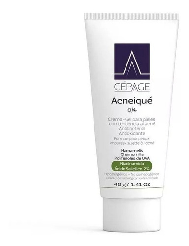 Cepage Acneique Crema-gel Antioxidante Pieles Acne 40ml