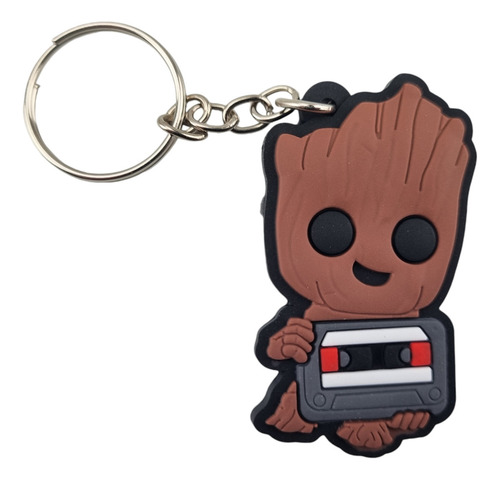 Chaveiro Baby Groot Com Relevo Guardiões Da Galáxia