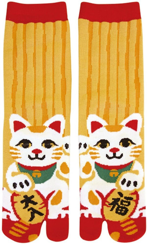 Calcetines Japoneses Samurai Ninja Tabi; Gato De La Superte