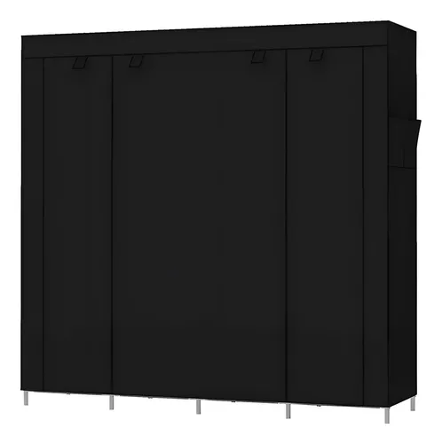 Ropero Rack Closet Armable Guradaropa para Recamara Organizacion Armario de  Ropa de Tela y Tubo Metal para Ropa Organizador Ropero Plegable Colgar  (Negro) : : Hogar y Cocina