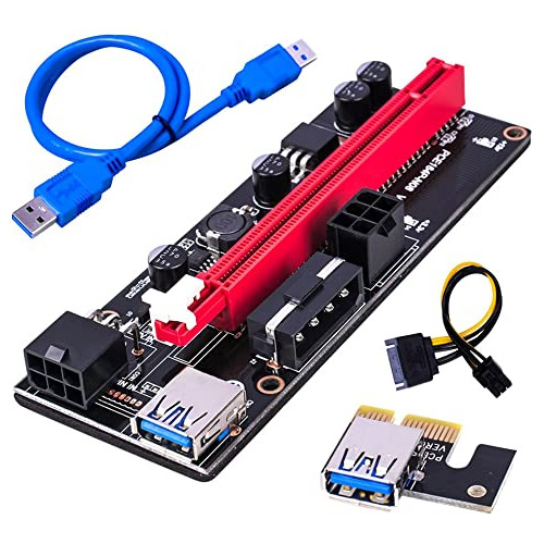 Fnscar Extender Riser Adaptador Tarjeta Usb 3.0 Pcie Cable V