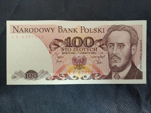Cedula De 100 Zlotych Polônia 