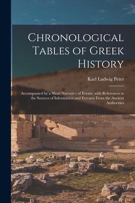 Libro Chronological Tables Of Greek History: Accompanied ...