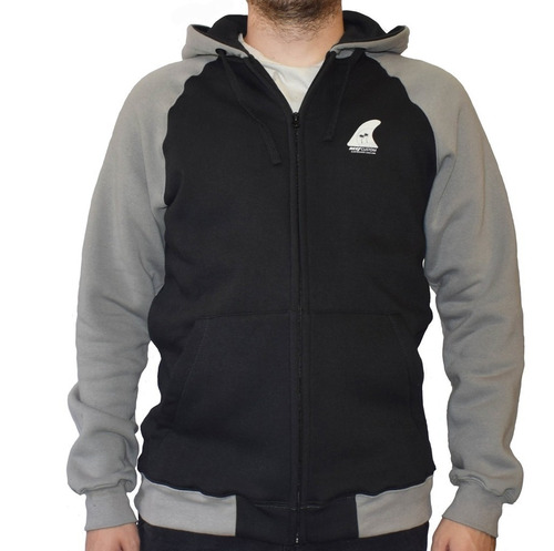 Campera Reef Locker Ziphood Negro Men Envíos A Todo El País