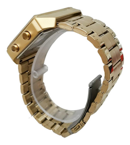 Relógio Condor Masculino Digital Banhado Ouro 18k Original
