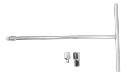 Llave Con Mango En T De 3/8 Pulgadas Con Adaptadores De 1/4