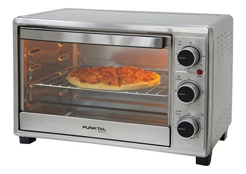 Horno Eléctrico De Mesa Punktal Inox 28 Lts 1500w Sensacion