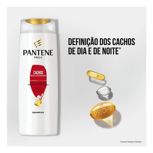 Kit Pantene Cachos 2 Sh 175ml + 1 Cond 175ml + 1 Cr Pentear