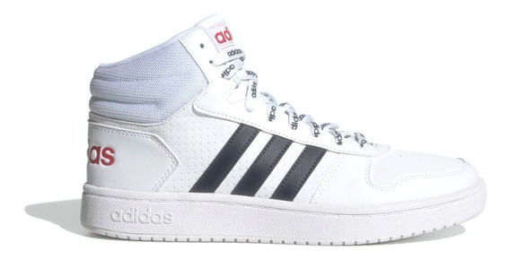 tenis adidas bota blancos