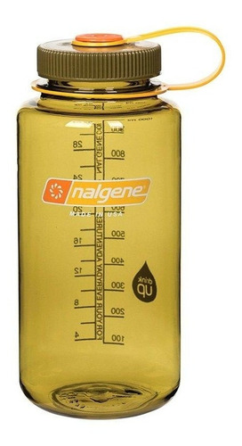 Botella Nalgene Free Bpa 1 L 32 Oz Boca Ancha Made In Usa Color Olive