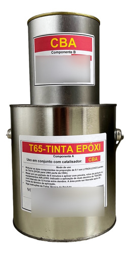 Tinta Epóxi - T65/cba - Kits Com 3,6 L - Bege