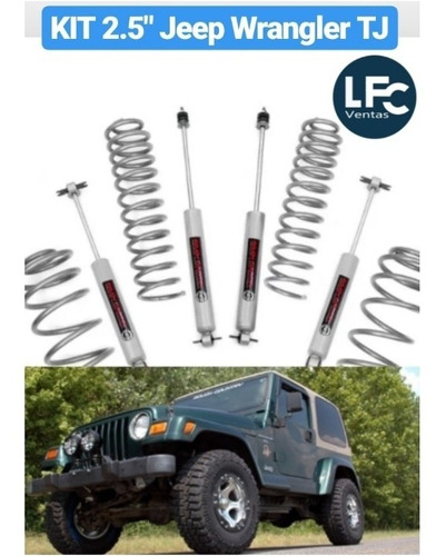 Kit De Suspensión Jeep Tj De 2.5  Rough Country.