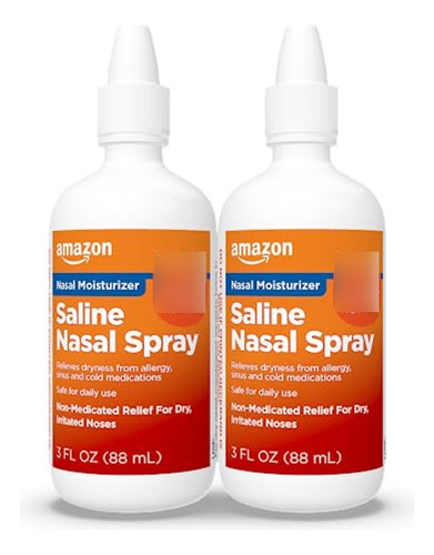 Suero Fisiologico  Amazon Basic Care Spray Hidratante Nasal