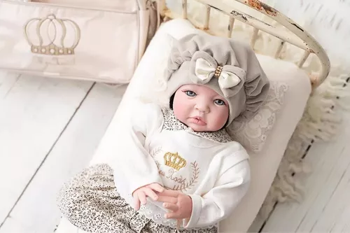 Bebê Reborn Real Realista Verdade Barata Princesa + Bolsa