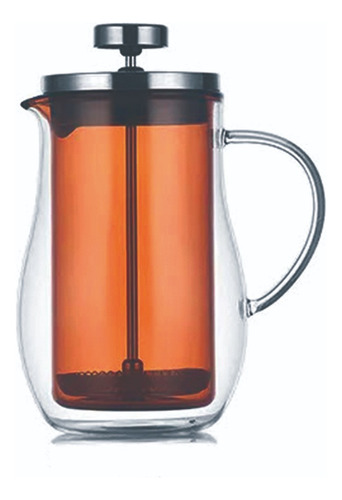 Cafetera Prensa Francesa Doble Pared Embolo 600ml