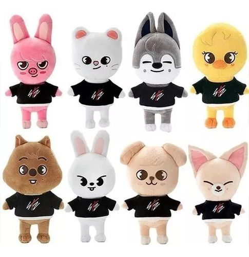 Juguete De Peluche Skzoo Stray Kids De 8 Piezas Para Niños D