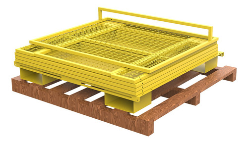 Gaiola Para Empilhadeira Com Projeto E Art De Fabricação