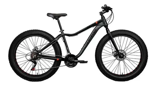 Bicicleta Fat Bike Elleven Aliens Aro 26 Alumínio 21v Preta