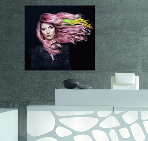 Vinilo Decorativo 30x30cm Colorista Unicorn Hair Fucsia