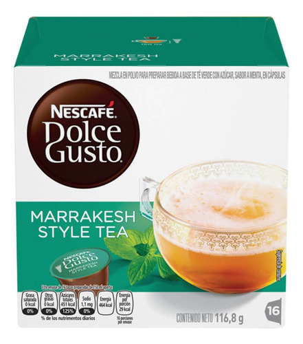 Té marrakesh style tea en cápsula Nescafé Dolce Gusto