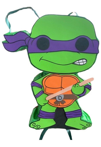 Piñata Donatello Tortugas Ninja Cotillón