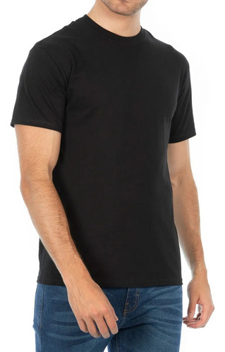 Pack 3 Pzs Playera Caballero Hombre Cuello Redondo Algodon