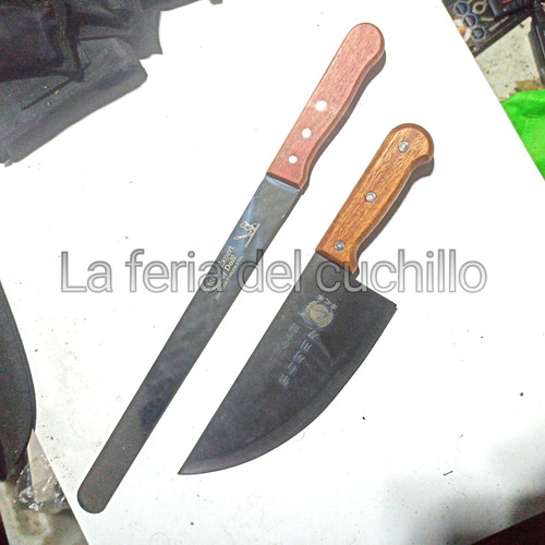 Cuchillo De Chef Redondeado Frances + Cuchillo Sanwichero De