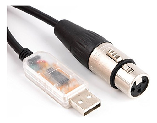 Cable Dmx512 Usb Rs485 Para Control De Equipos De