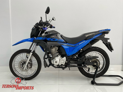 Imagem 2 de 9 de Honda Bros 160 Esdd 2018 Azul
