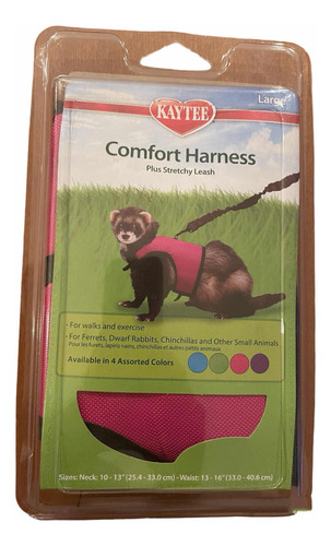 Kaytee Comfort Arnés Y Correa Elástica Talla Xl Para Huron