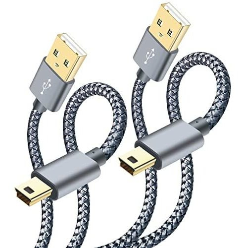 Cable Mini Usb Siocen Trenzado De 6 Pies, Tipo A Macho A Cab