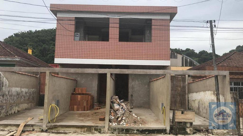 Casa Com 2 Dormitórios À Venda, 60 M² Por R$ 280.000,00 - Chico De Paula - Santos/sp - Ca0743